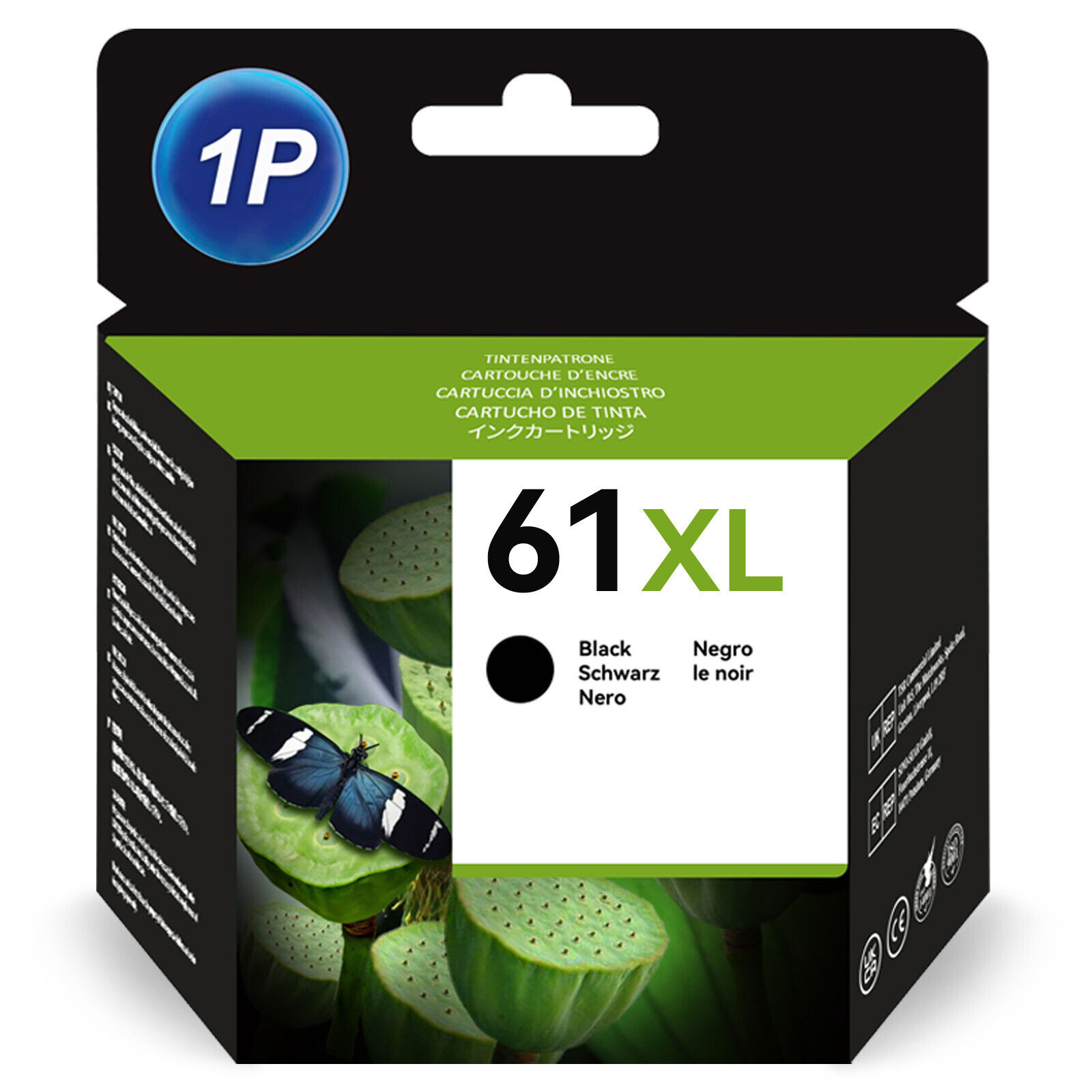 #61XL XXL Black Color Ink Cartridge For HP ENVY 4500 4501 4502 4504 5530 Printer