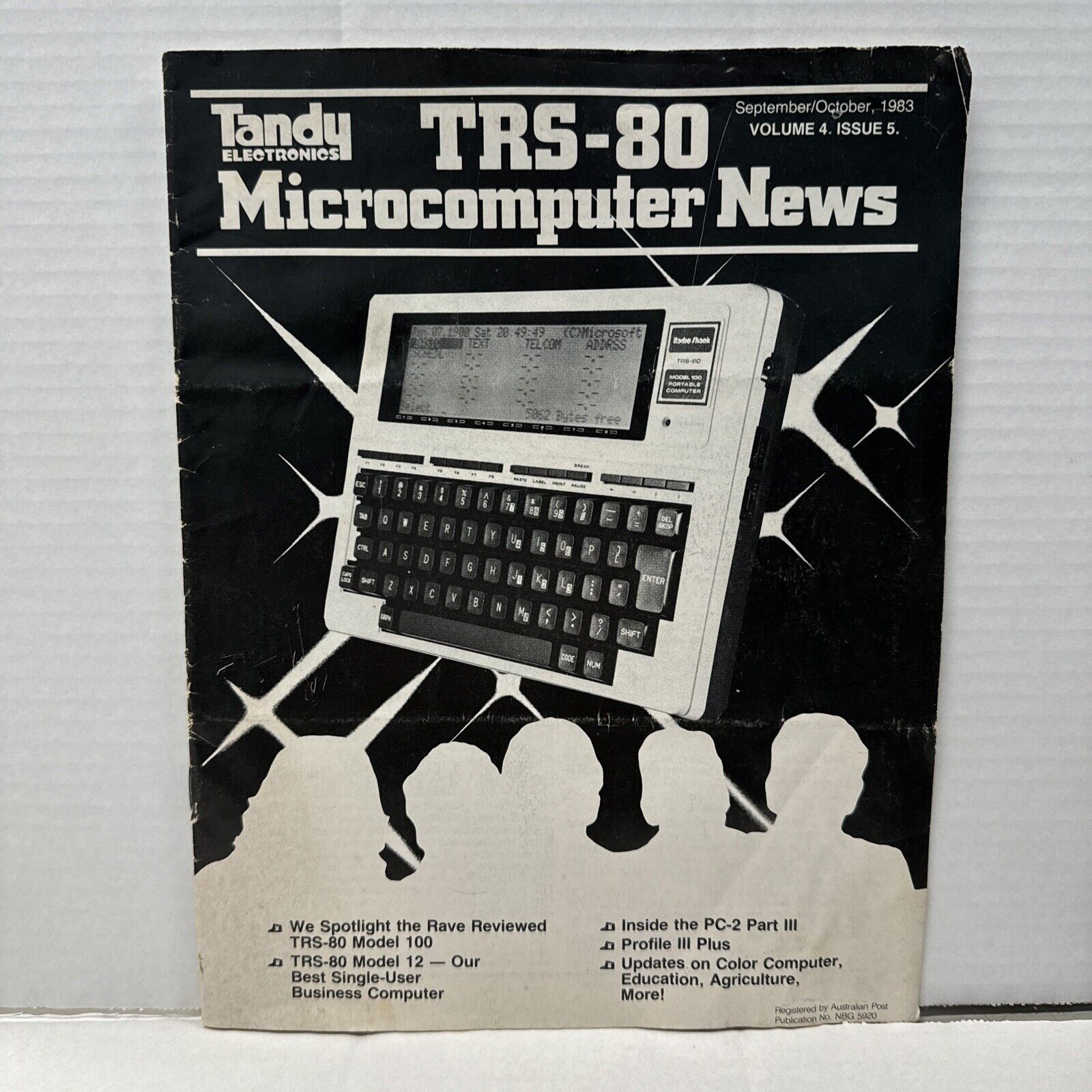 Tandy TRS-80 Microcomputer News September/October 1983 Vol 4 Issue 5 Model 100