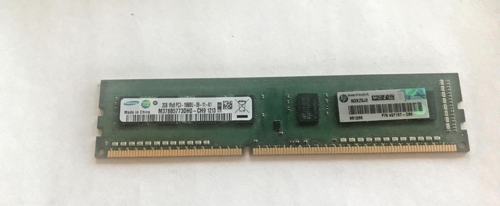 Samsung 2GB PC3-10600U DIMM 1333 MHz SDRAM Desktop Memory M378B5773DH0-CH9
