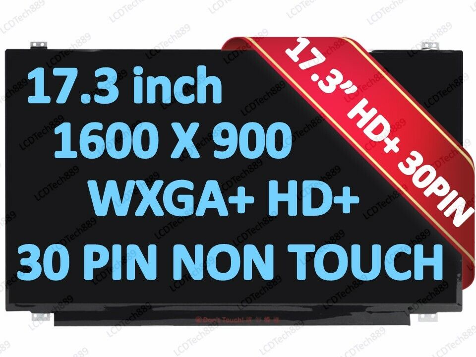 DELL M04FX LAPTOP LED LCD Screen 0M04FX N173FGA-E34 REV.C1 17.3 WXGA++ 