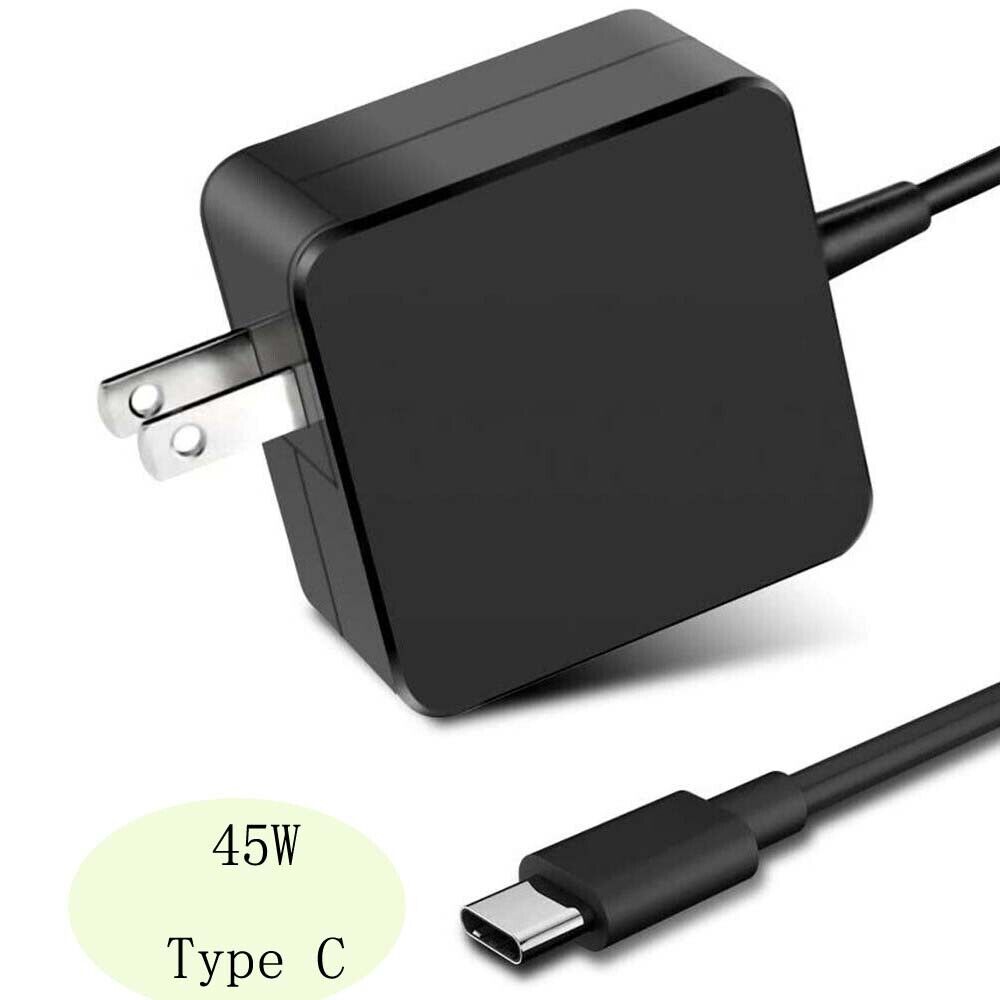 45W USB-C Type-C Power Adapter for Asus Chromebook 11A,MacBook, Dell ,Surface Go