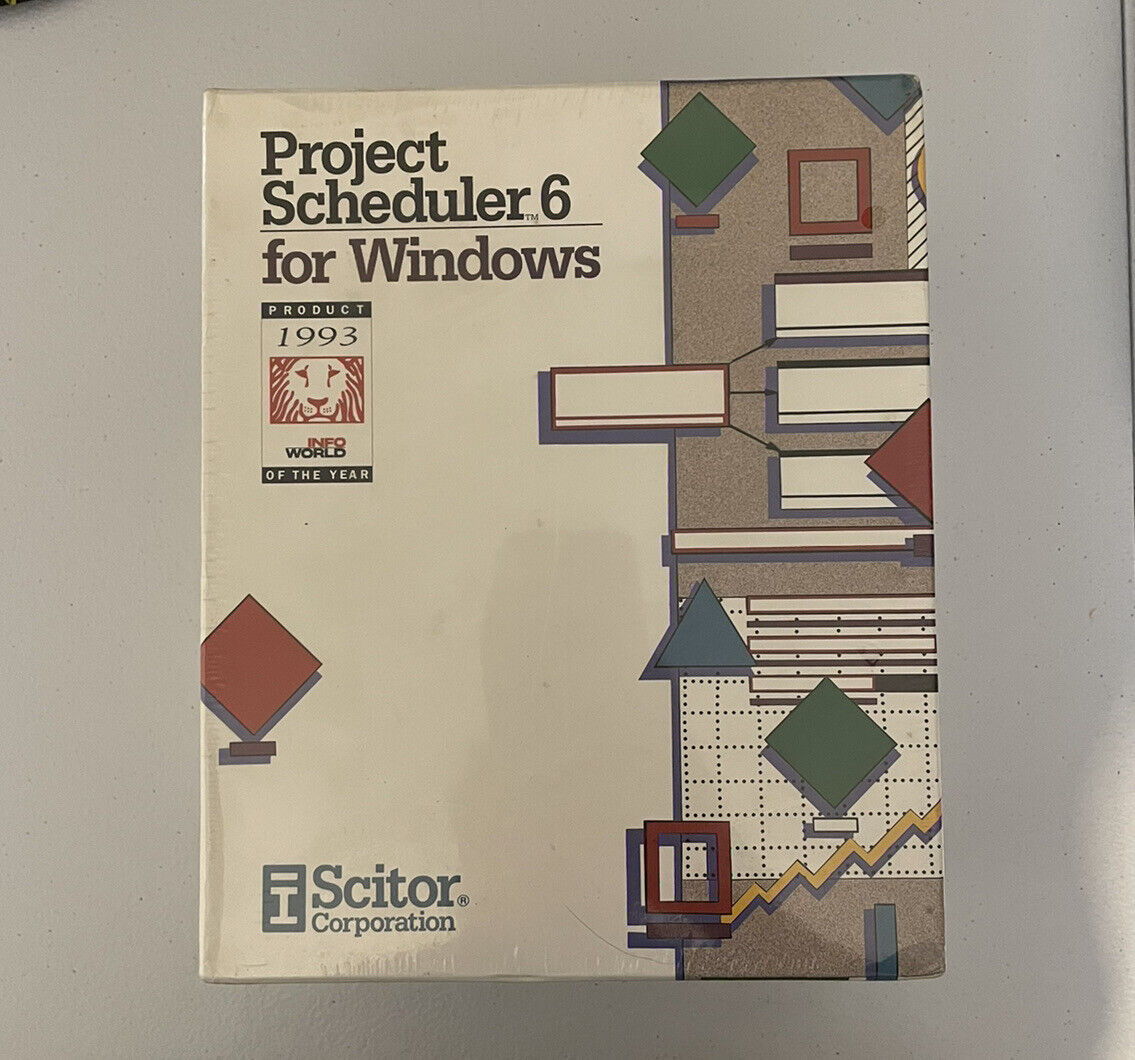VTG Software Sealed Project Scheduler 6 for Windows 1993 Product Of The Year