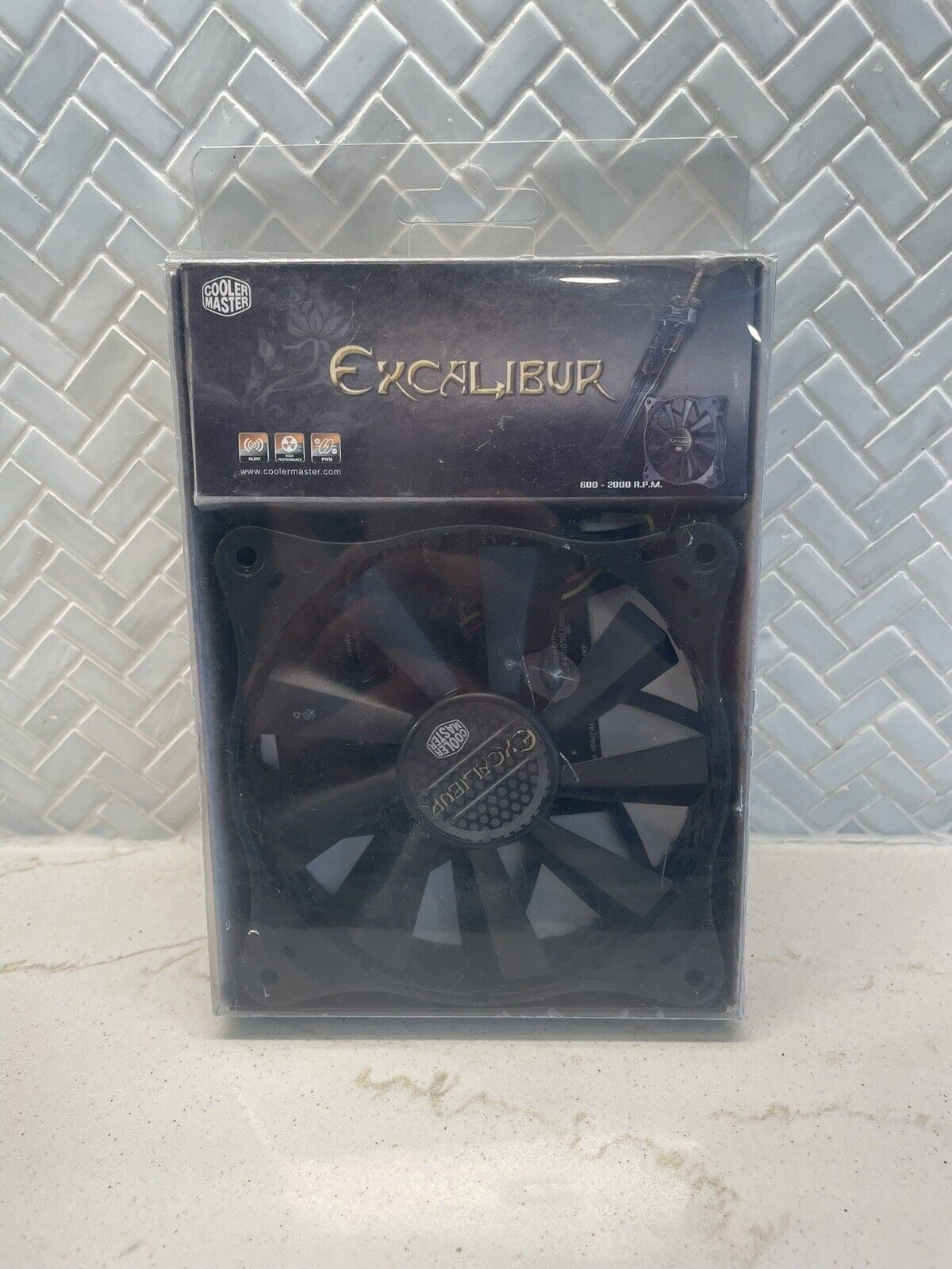 Cooler Master Excalibur R4-EXBB-20PK 600-2000 RPM PC Fan New Sealed Fast Ship