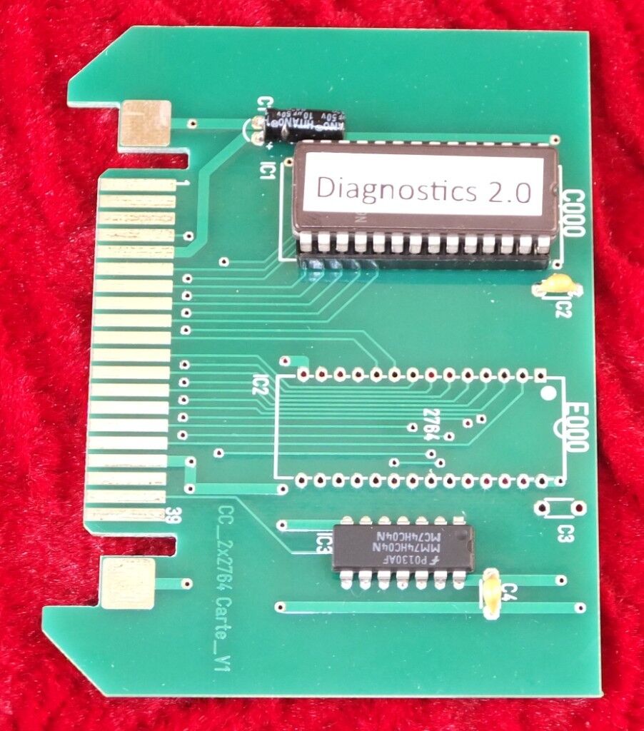 Tandy TRS-80 Color Computer Diagnostics 2.0 Cartridge for Coco 1 2 3