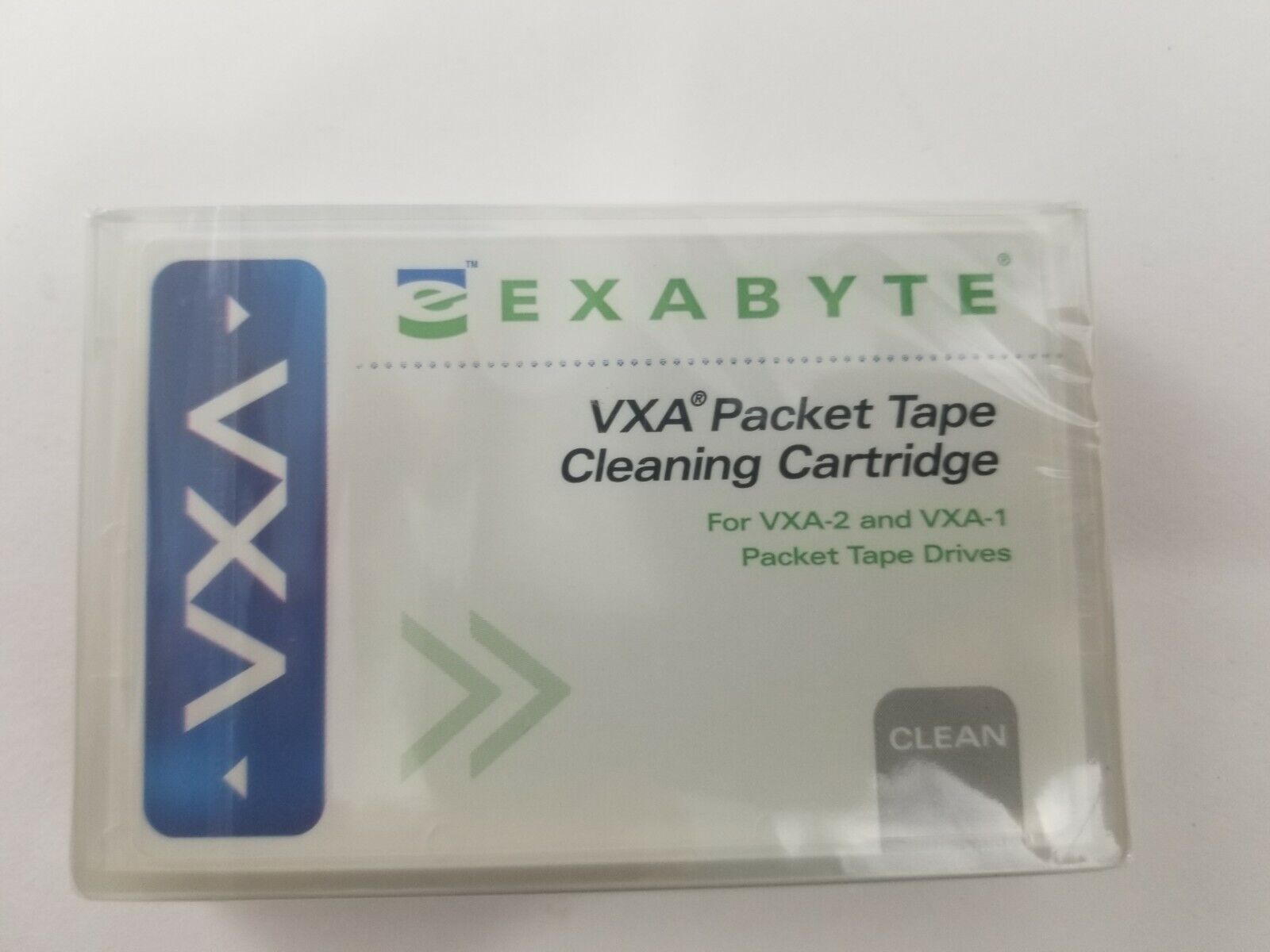 Exabyte VXA packet cleaning cartridge for VXA-2 and VXA-1. New sealed