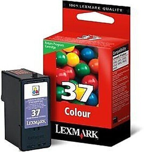 Original Lexmark 37 (018C2140E) Tintendruckkopfpatrone 3 Coloured for Z 24