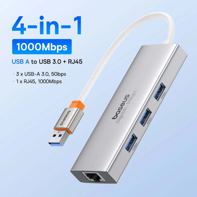 Baseus USB Type C to HDMI-Compatible HUB Adapter 13-In-1 DP 4K 60Hz