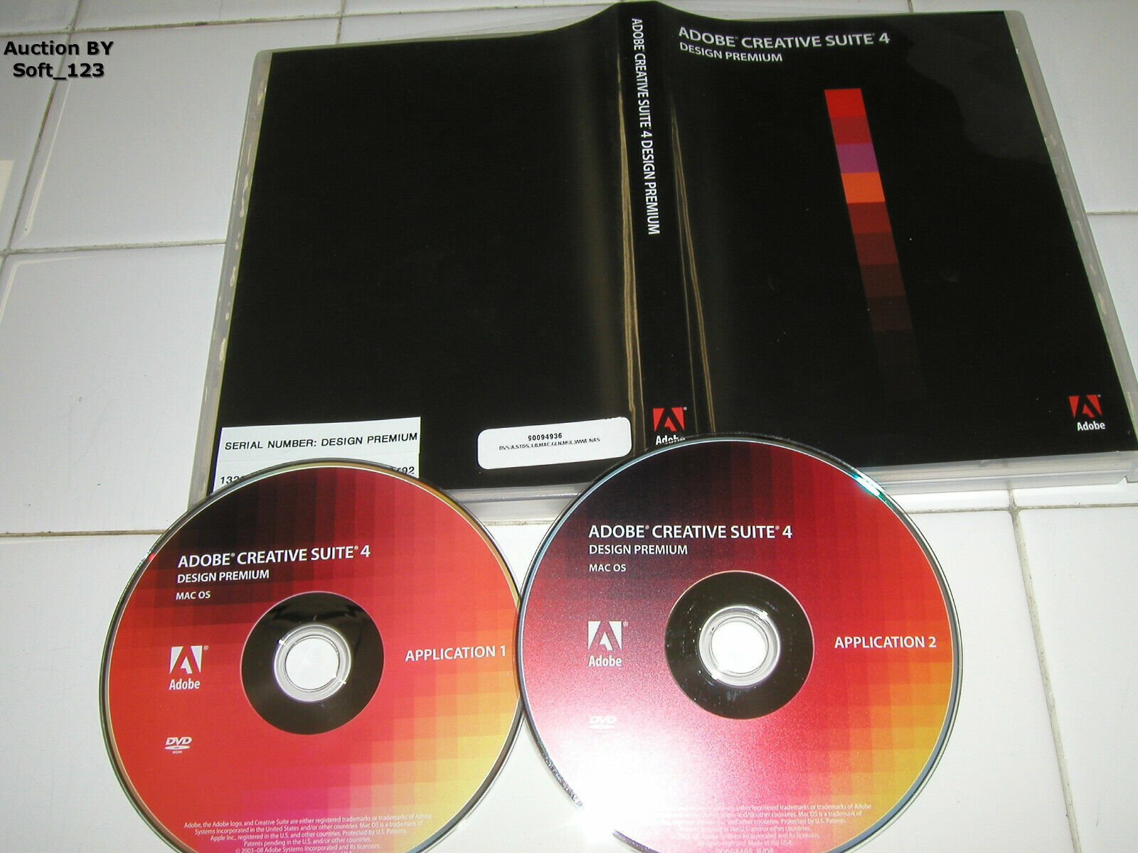 Adobe Creative Suite 4 CS4 Design Premium For MAC Full Retai DVD Version