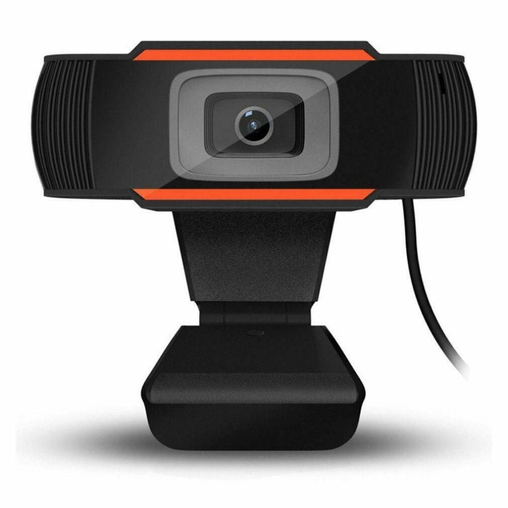 1080P Full HD Webcam with Built-In Microphone, USB Connection, Plug and Play