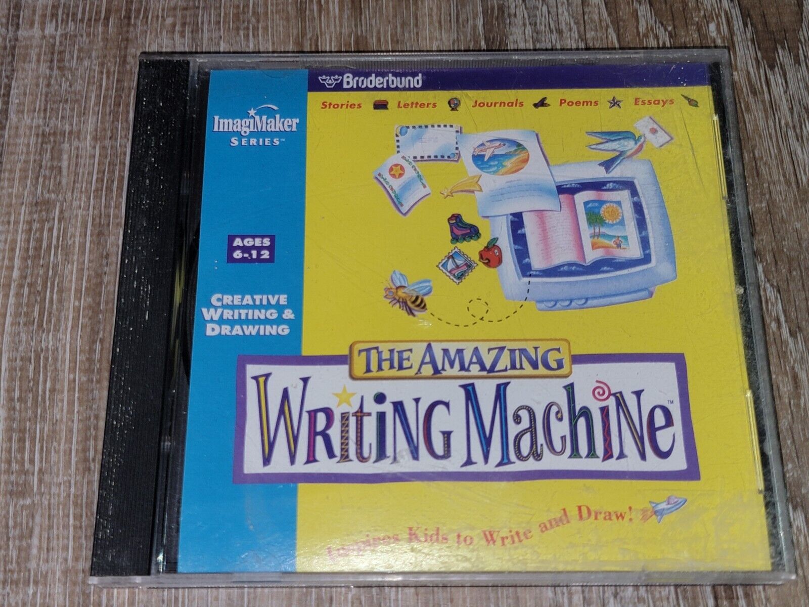The Amazing Writing Machine, Ages 6 - 12 (PC/Mac CD-ROM, 1996) Vintage