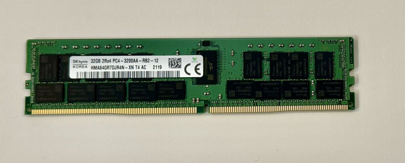 SK Hynix 32GB PC4-3200AA-RB2-12 Memory - HMA84GR7DJR4N-XN T4 AC 2119