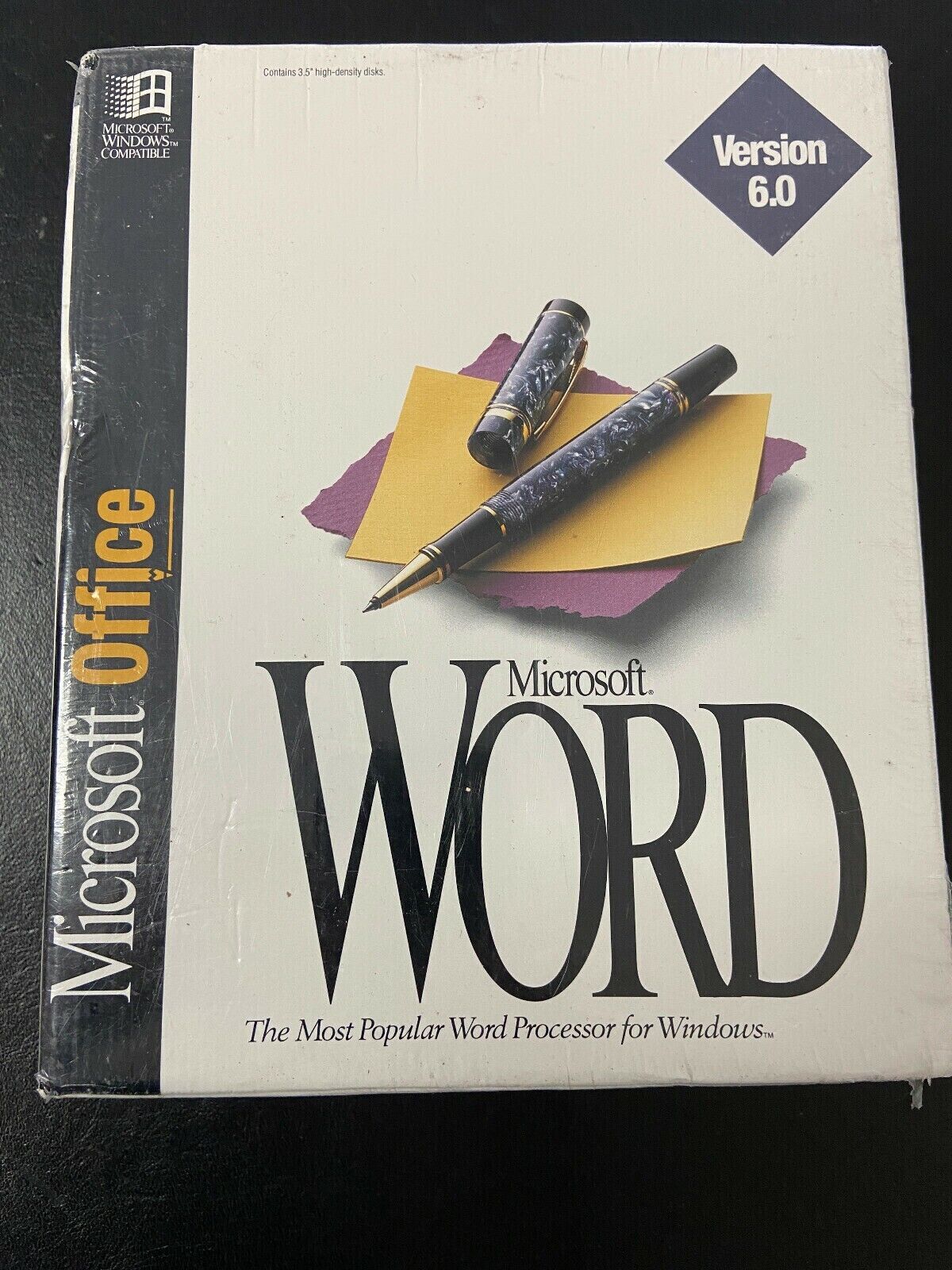 Microsoft Office Word Version 6.0 Retail Package NEW Collectible