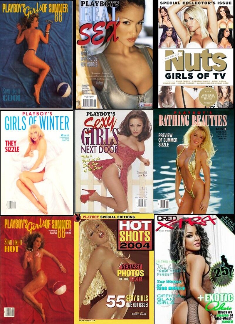 Playboy Special Editions  642 Issues + ALL CENTERFOLDS + Penthouse  PDF 4DVDS