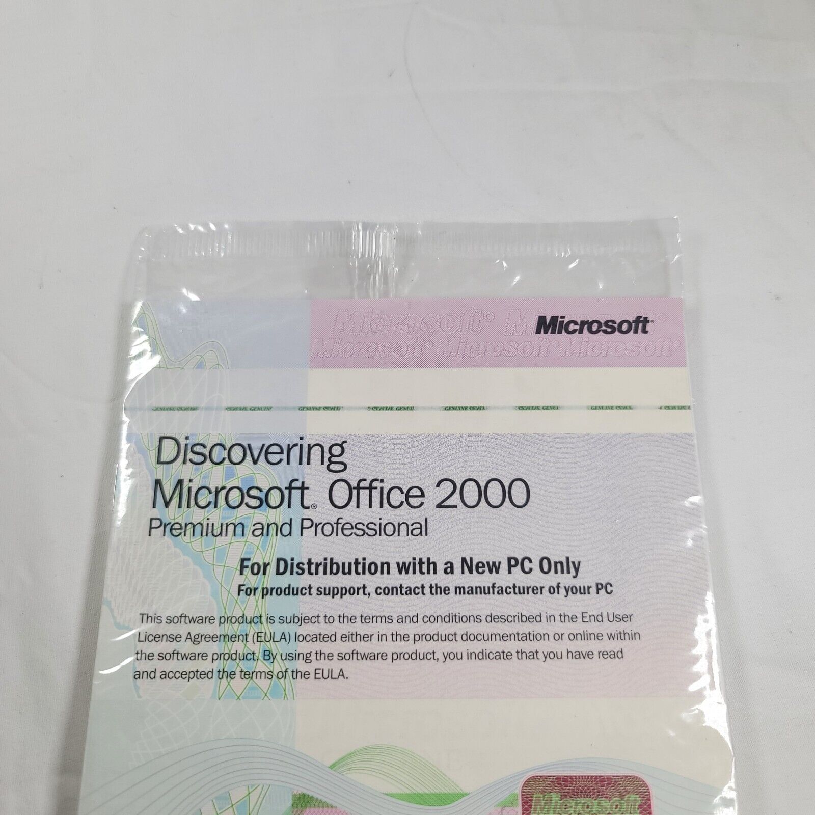 Microsoft Office 2000 Premium & Professional- With Product Key, Sleeved, Sealed