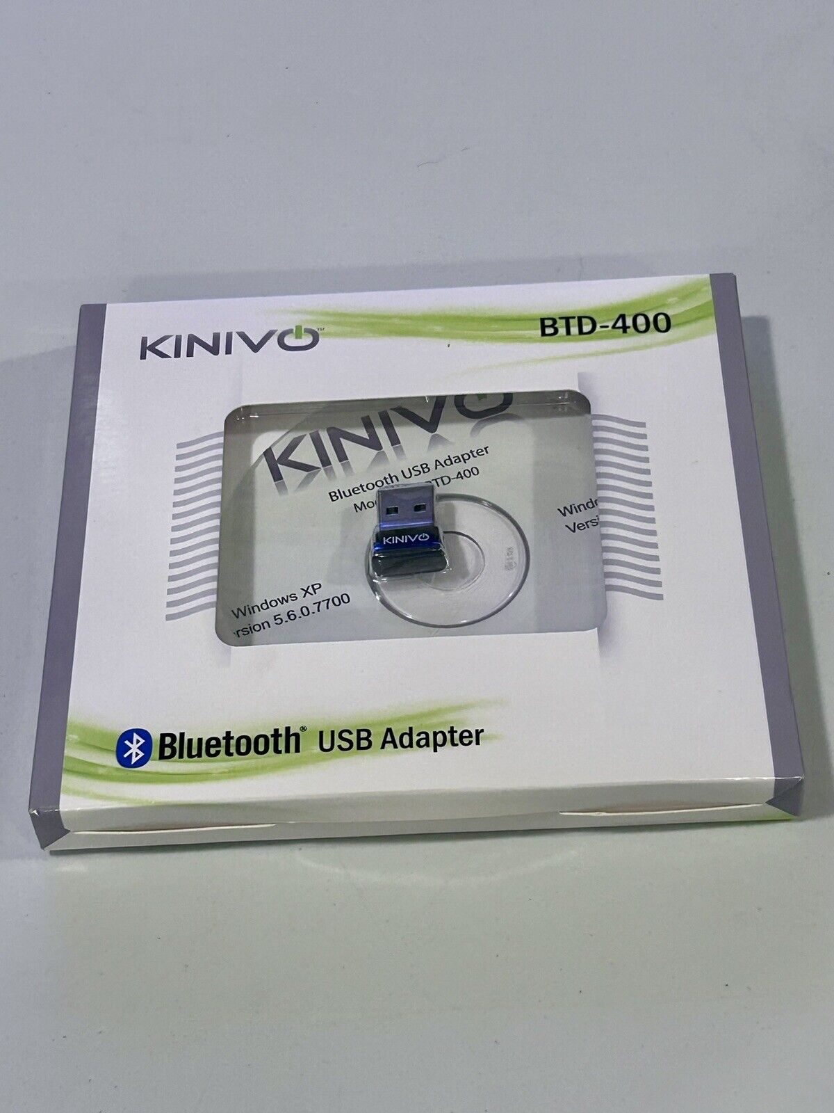 NEW Kinivo BTD-400 Bluetooth USB Adapter for PC- Windows XP, Vista, 7 - 8