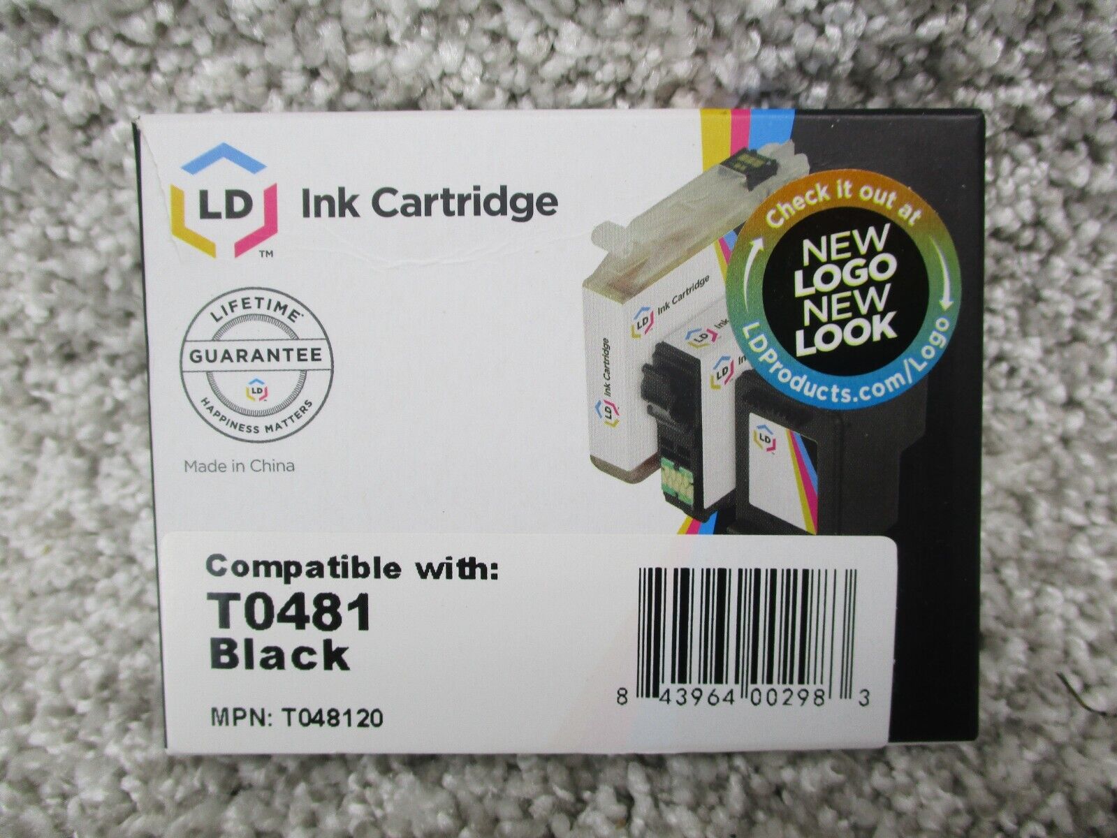 LD Recycled Ink Cartridge LD-T0481 Black- New in Box