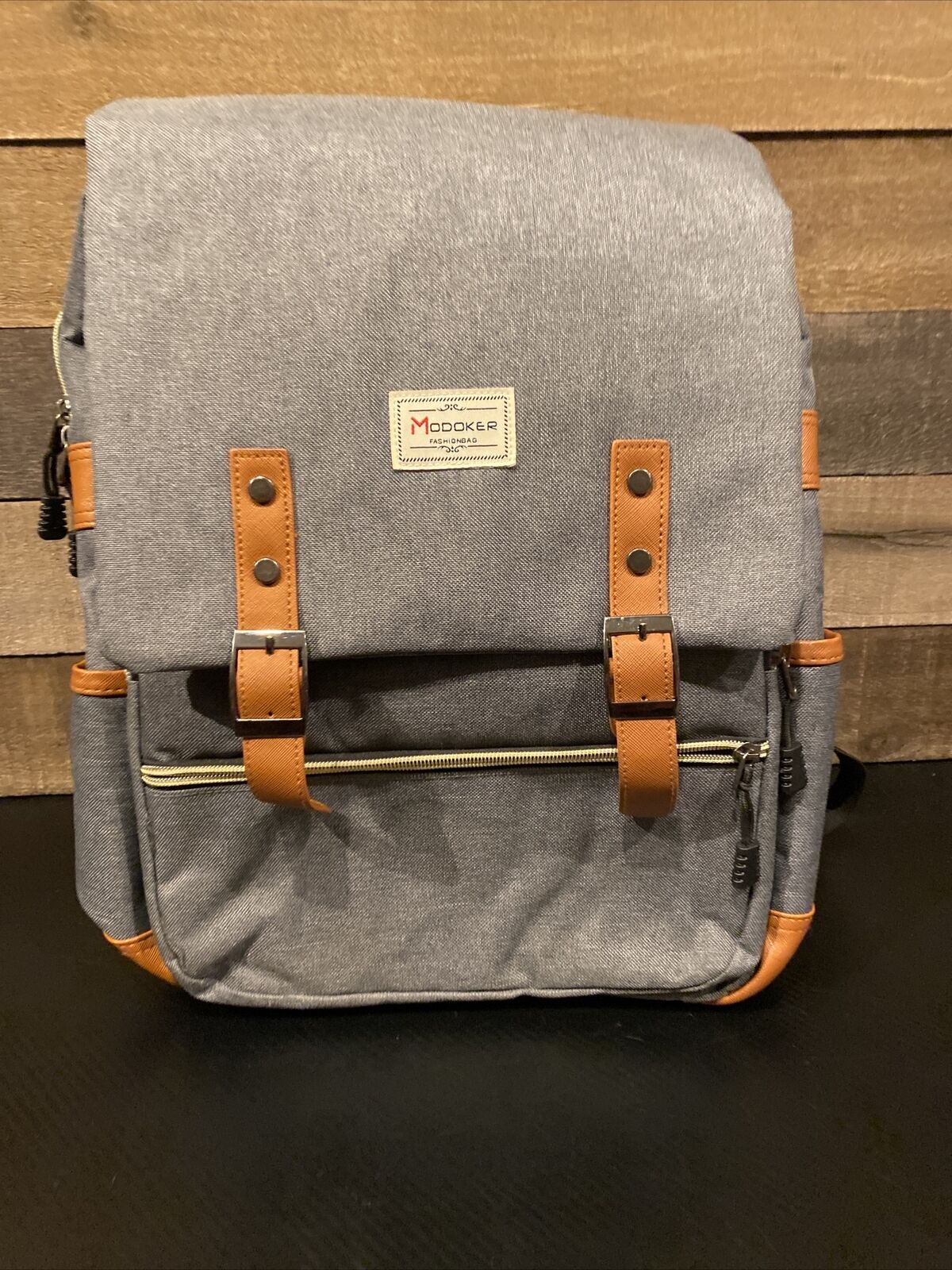 Backpack for Men and Women Vintage School College USB Charging Port Fashion Bag