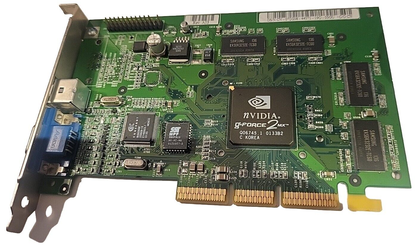 MSI NVIDIA GeForce2 MX  32MB DDR SDRAM AGP 4x/8x Graphics adapter