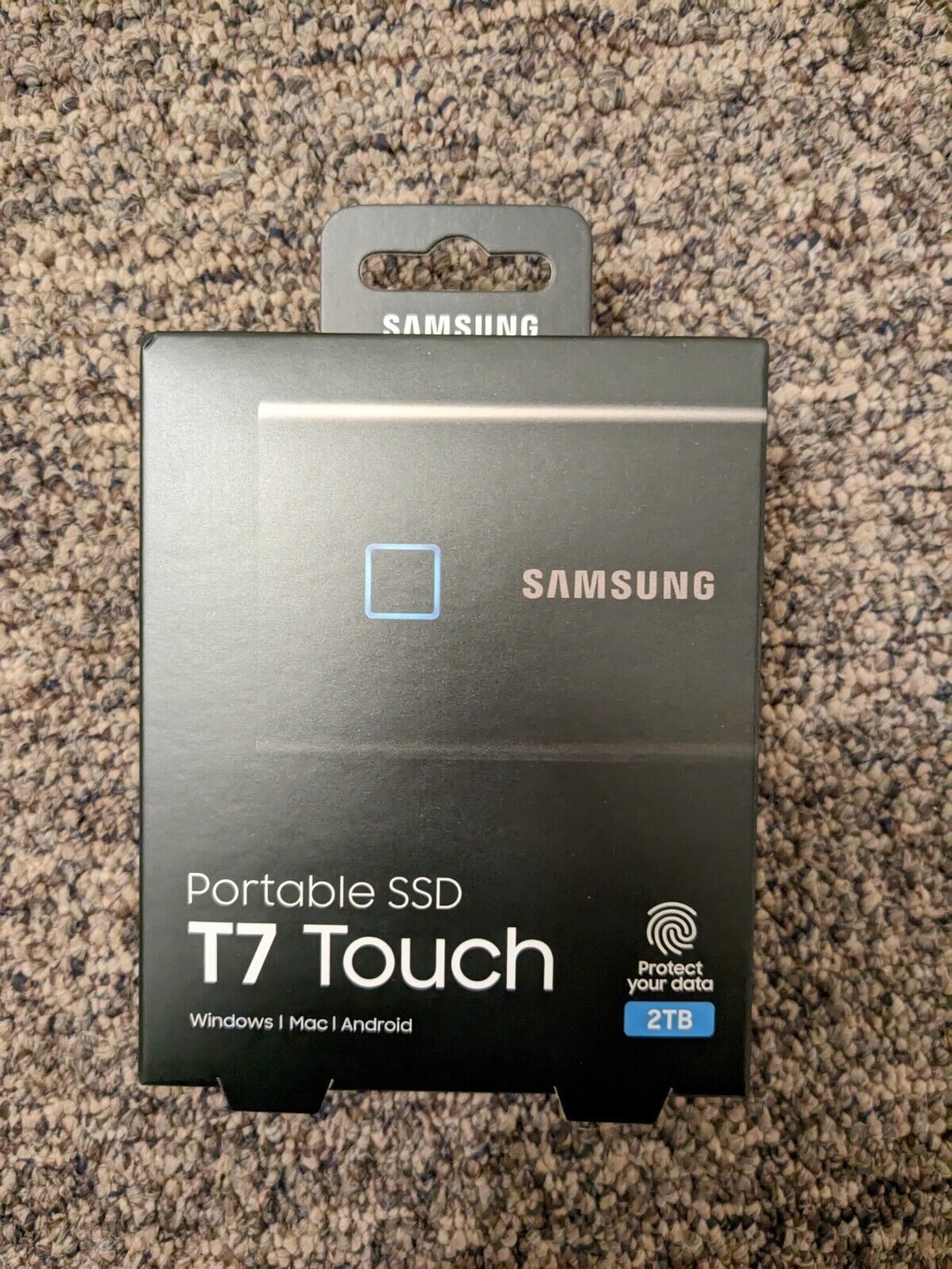 SAMSUNG T7 Touch 2TB USB 3.2 Gen 2 External Solid State Drive SSD SHIPS ASAP SSD