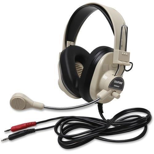 NEW Califone 3066AV Ergoguys Deluxe Multimedia Stereo Headset - Wired