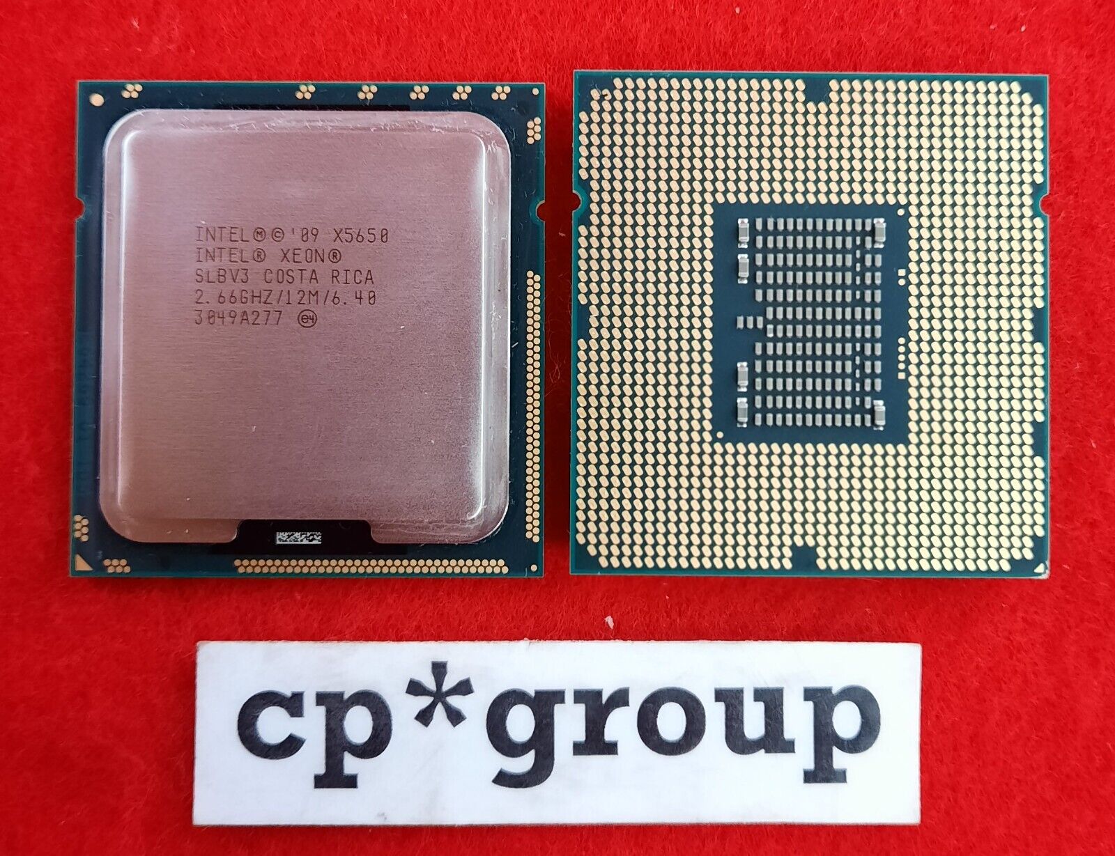 LOT OF 2 Intel Xeon X5650 2.66GHz 12MB LGA1366 6-core CPU Processor SLBV3