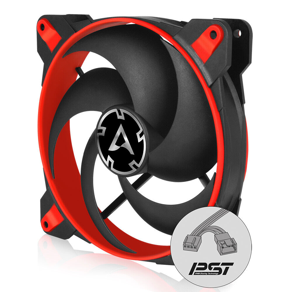 ARCTIC BioniX P140 140 mm Gaming Case Fan PWM PST Cooler Computer PC Red