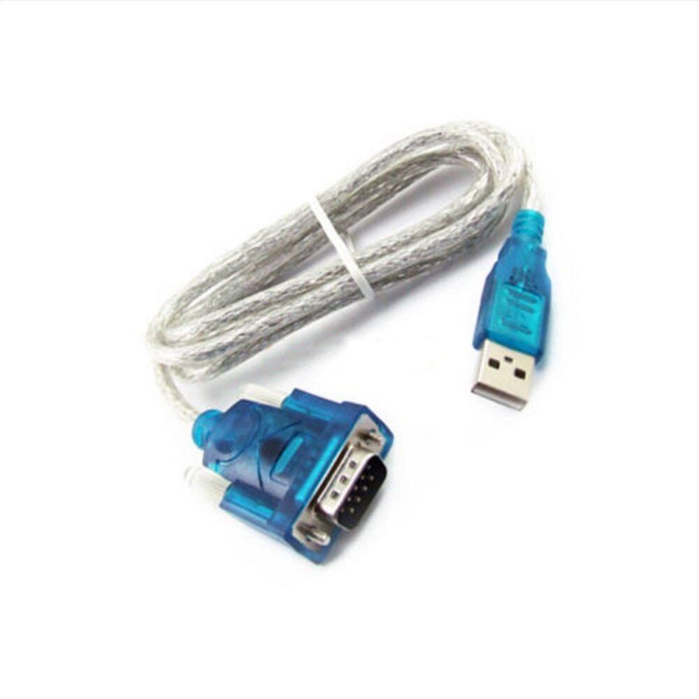 USB to RS232 Serial Port 9 Pin DB9 Cable Serial COM Port Adapter Convertor Blue