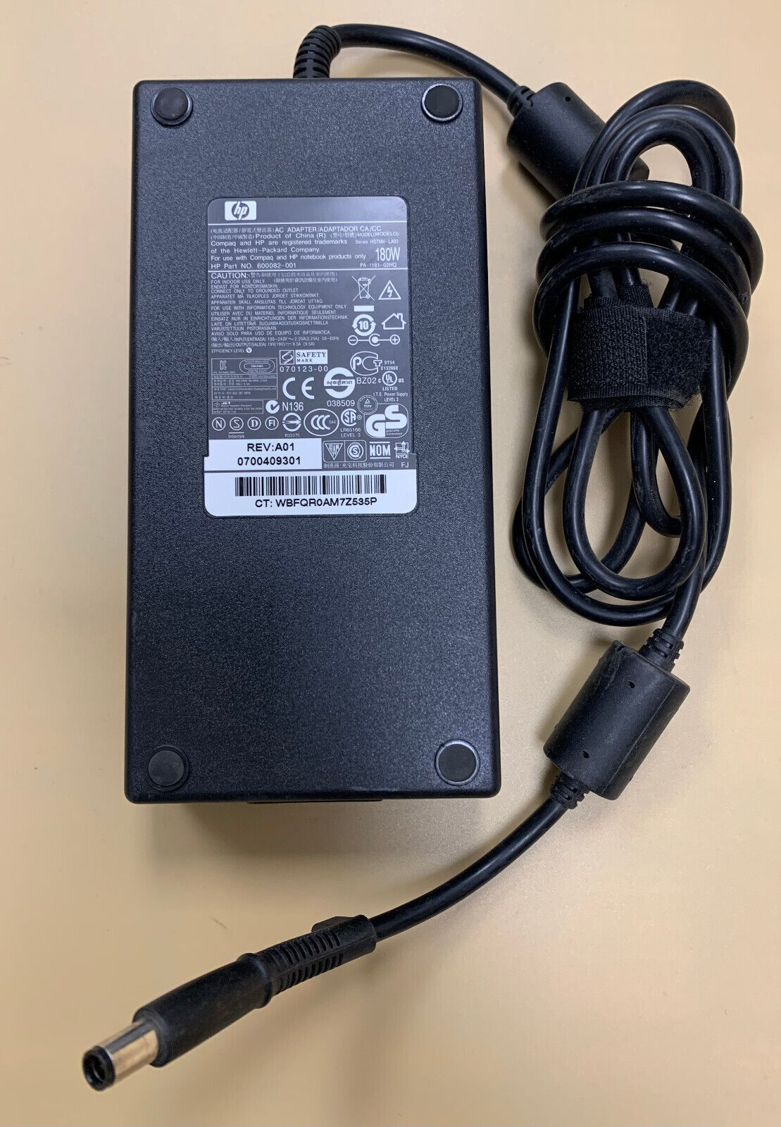 HP 180W AC Adapter 600082-001 For TPC-AA501 665804-001 675154-001 681059-001
