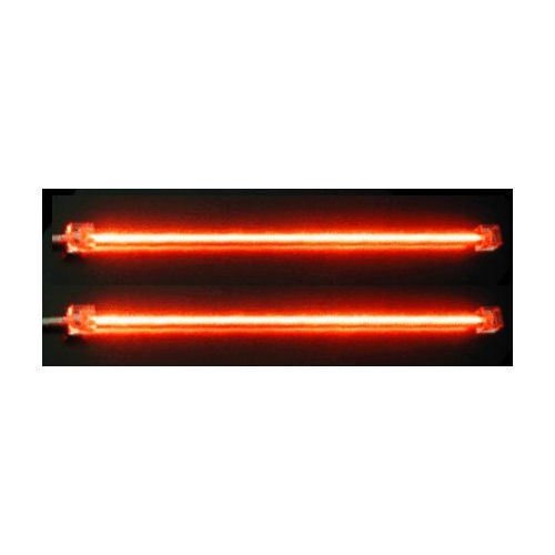 Logisys 12inch Dual Cold Cathode Fluorescent (CCFL) Lamp (Red) Computer Lights