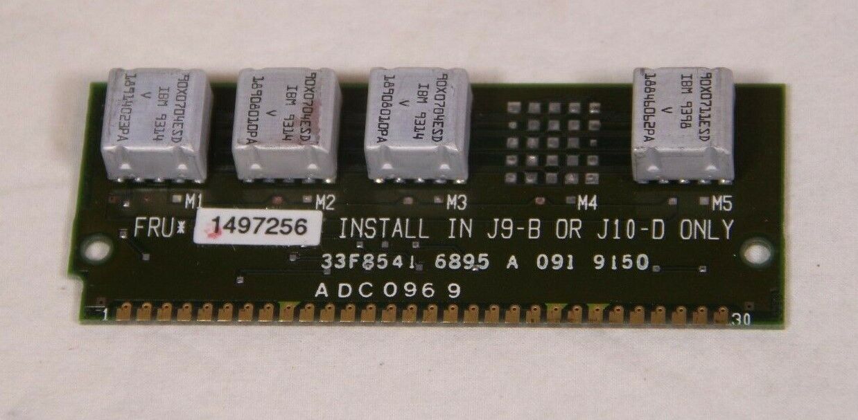NOS IBM 256K 30-pin SIMM Vintage PC Computer Memory Module IBM FRU# 1497256