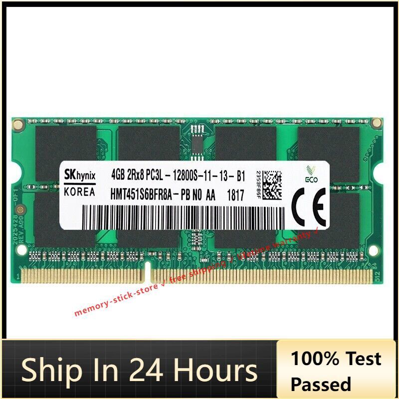 Hynix DDR3 DDR3L 4GB 8GB Memory RAM PC3L-12800 PC3L-14900 1.35V Notebook SO-DIMM