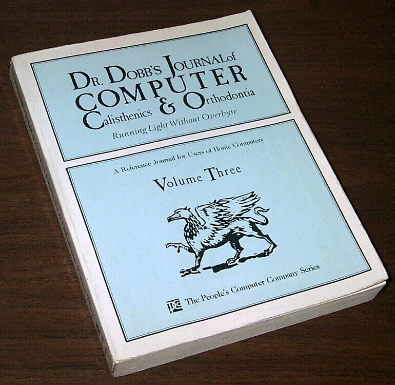 1978 Dr Dobbs Journal vol.3 Altair 8800 IMSAI COSMAC Elf Apple II KIM-1 Heathkit