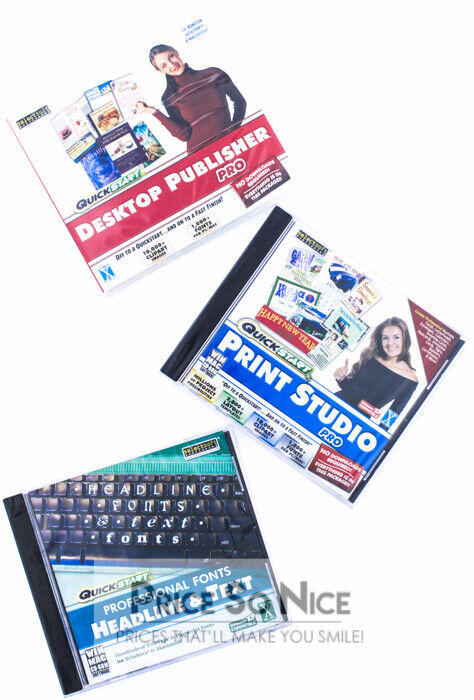 Quickstart: Print Studio, Headline & Text AND Desktop Publisher Pro