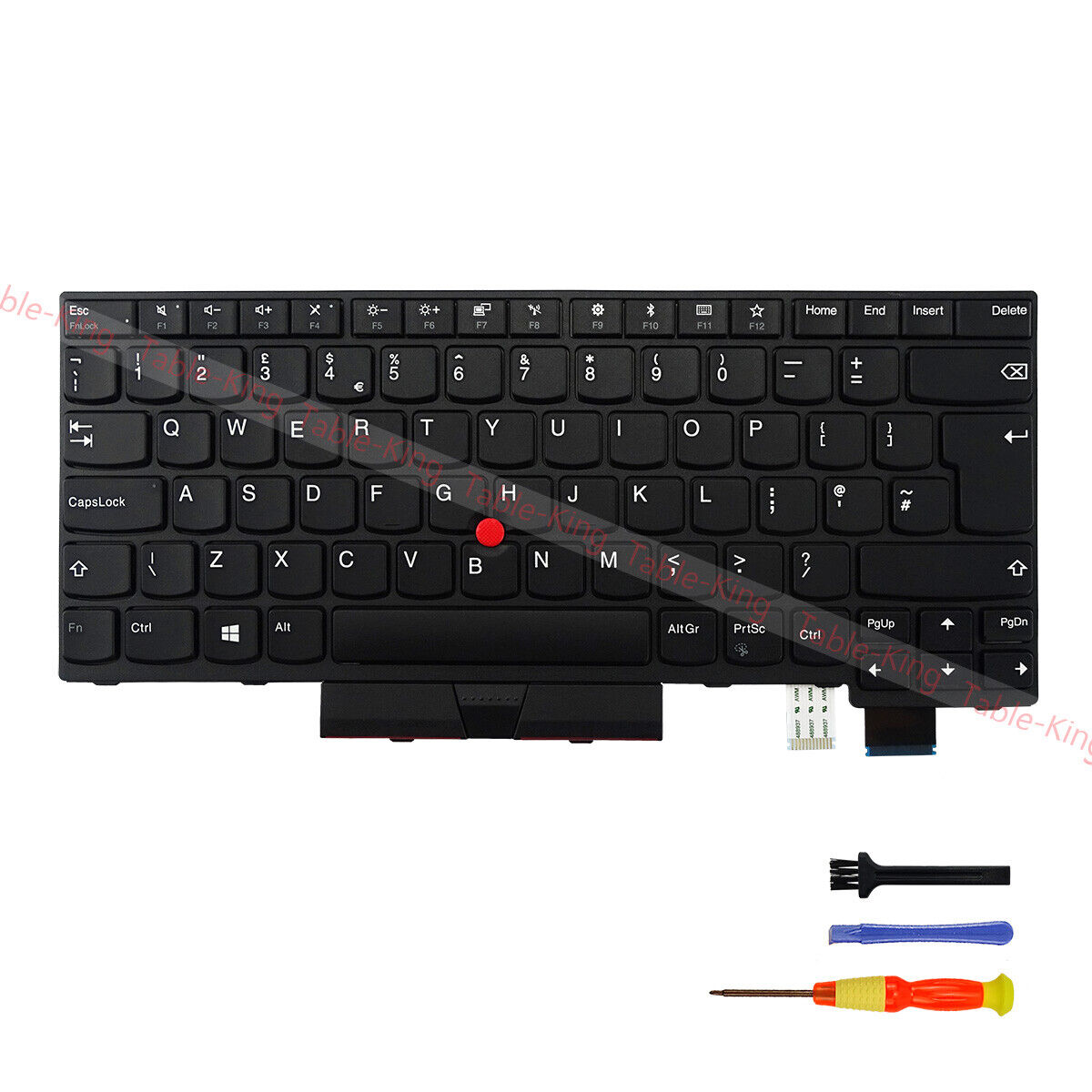 Non-backlit Keyboard for Lenovo Thinkpad T470/T480/A475/A485/01AX393 (UK Layout)