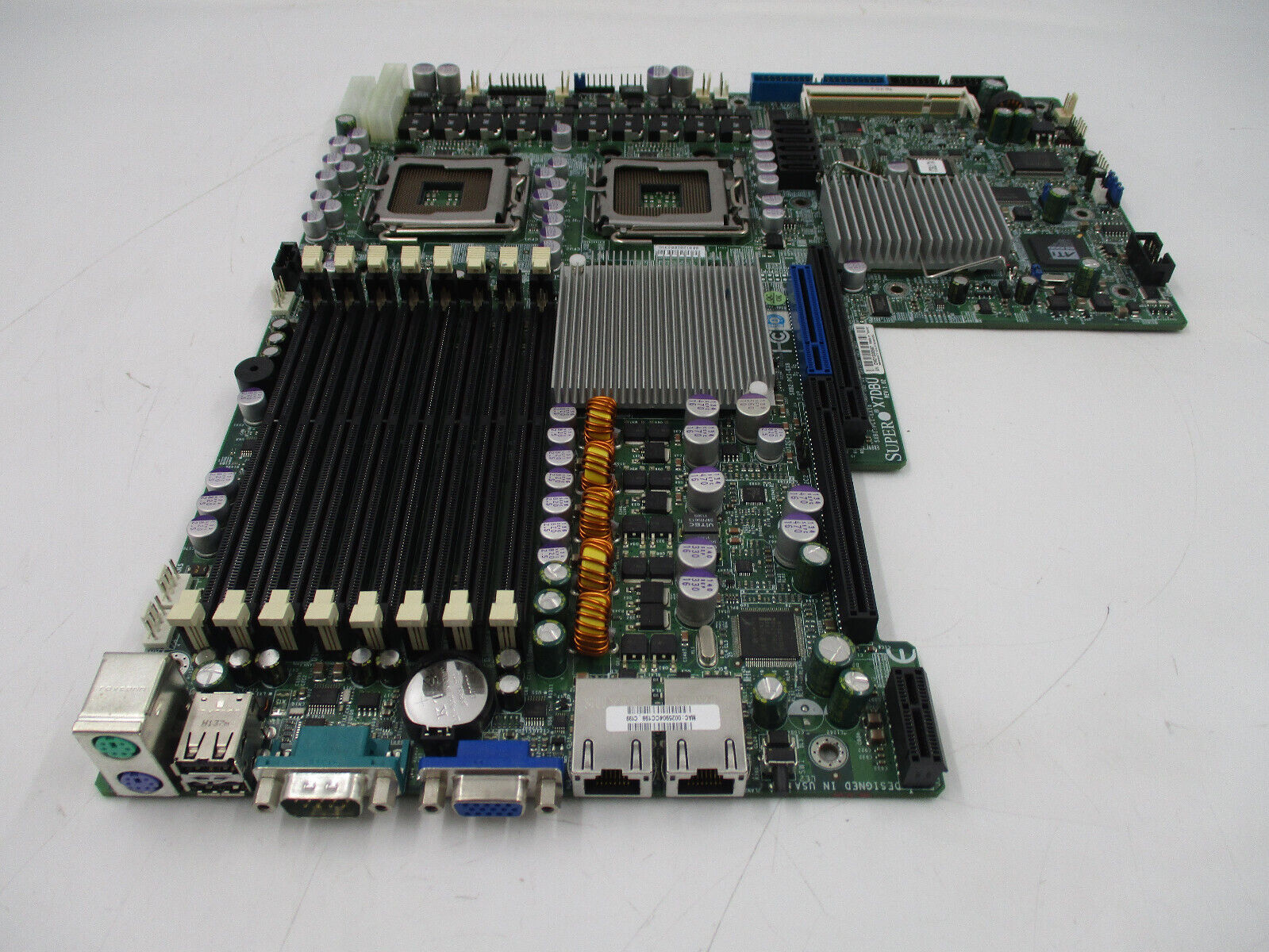 SuperMicro X7DBU DDR2 Dual Intel Xeon LGA-771 ATX Server Motherboard Tested