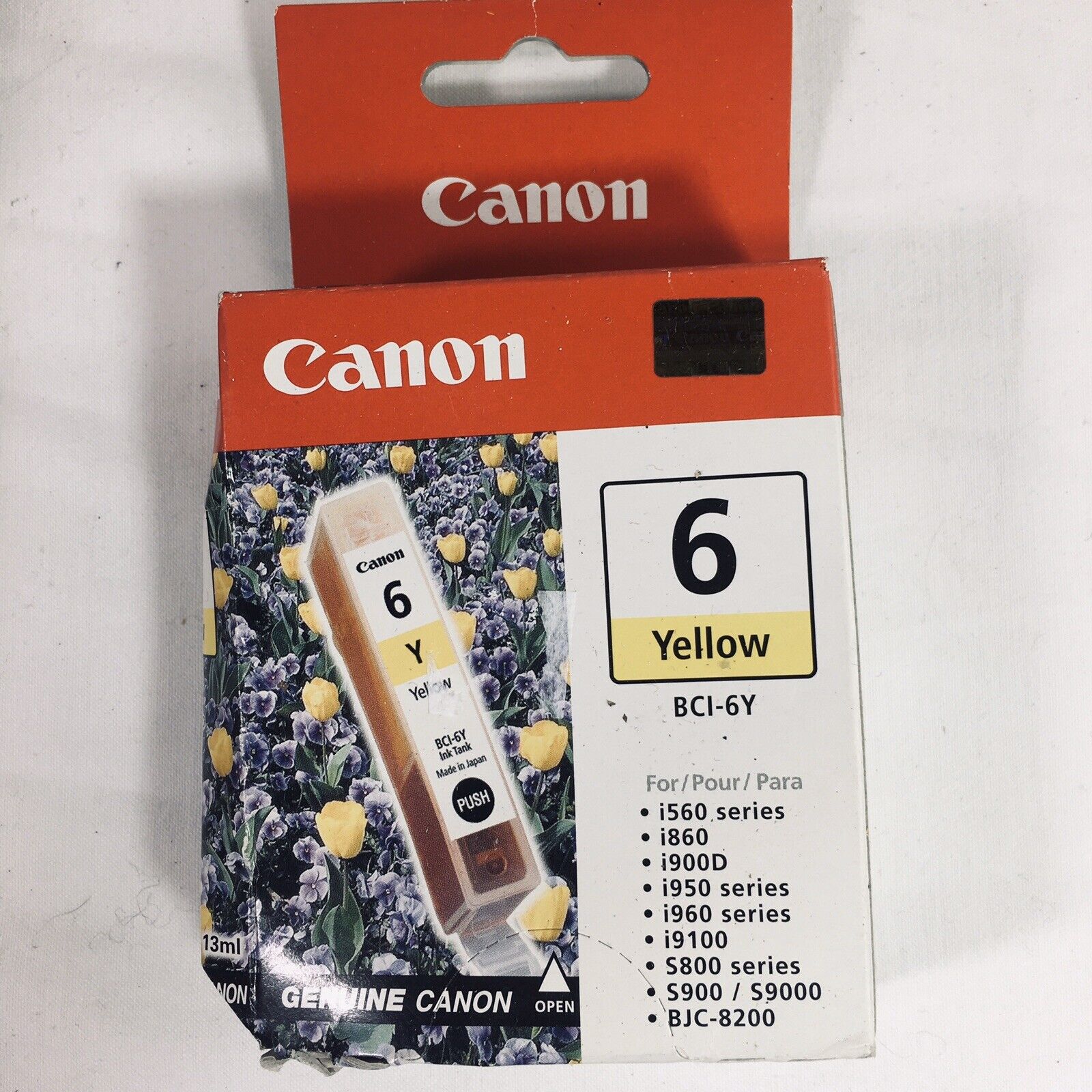 Vintage  Canon BCI-6 yellow i560 Series/ i860 /I 900D/i950 Series/i960 Series