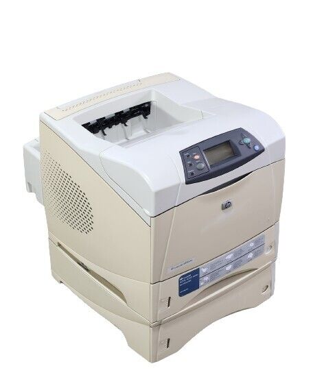 HP LaserJet 4350DTN Workgroup Laser Printer FULLY FUNCTIONAL VERY CLEAN SEE PICS