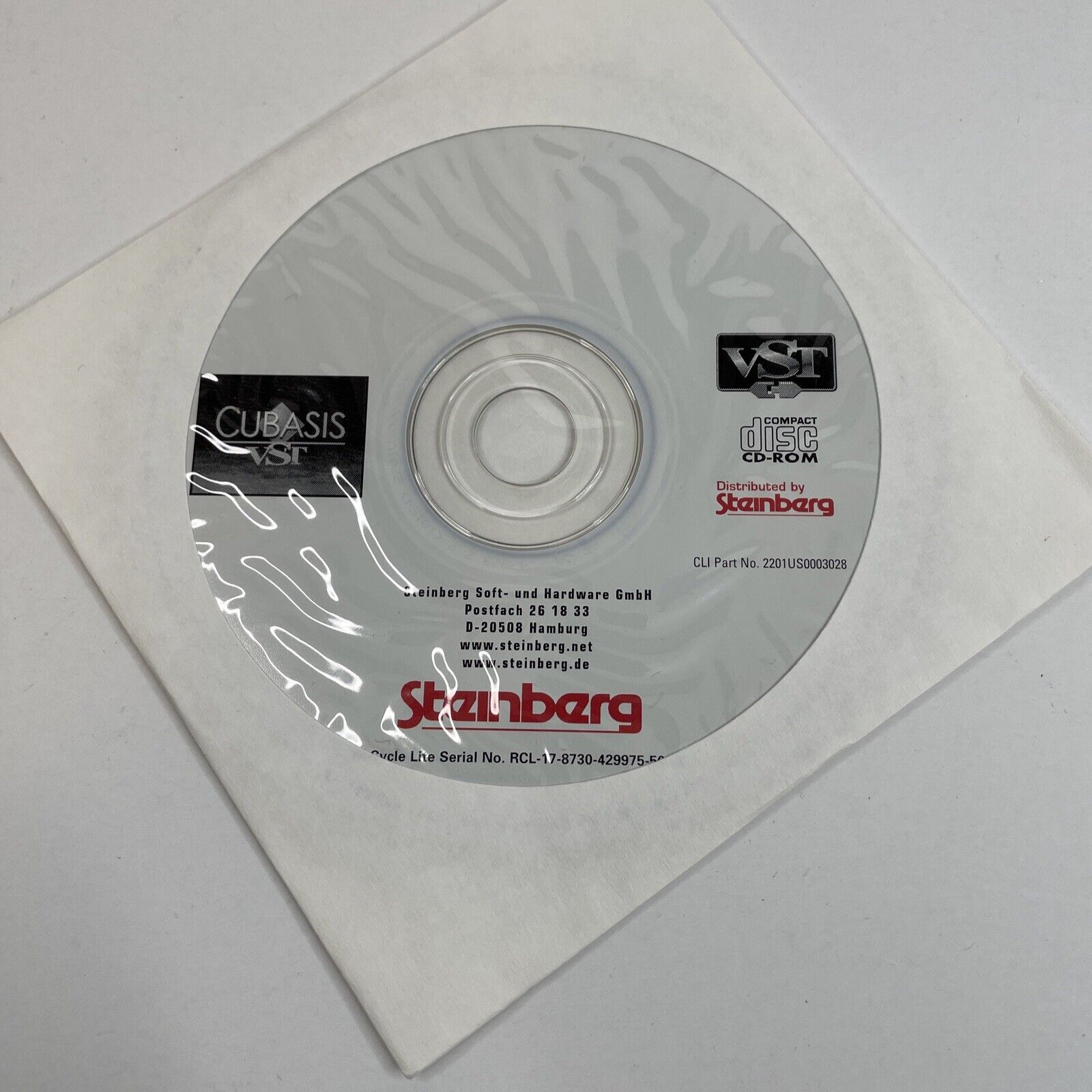 Rare Original Cubasis VST Steinberg Software 1999 Extremely Rare Vintage Audio