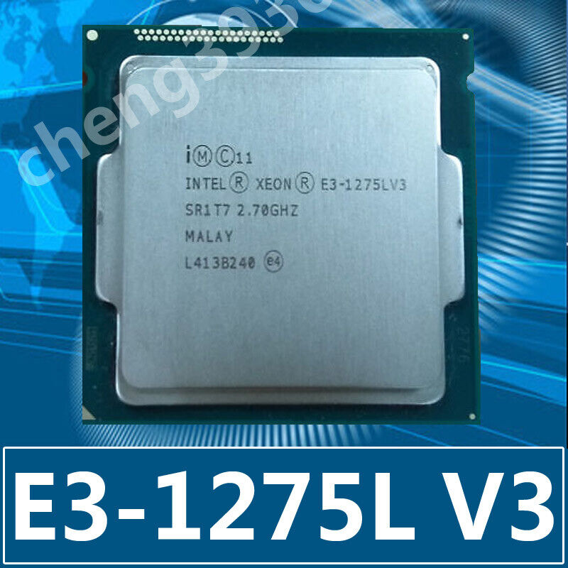  Intel Xeon E3-1275L v3 2.7GHz LGA 1150  4-Core 8M 45W SR1T7 GPU Processor 