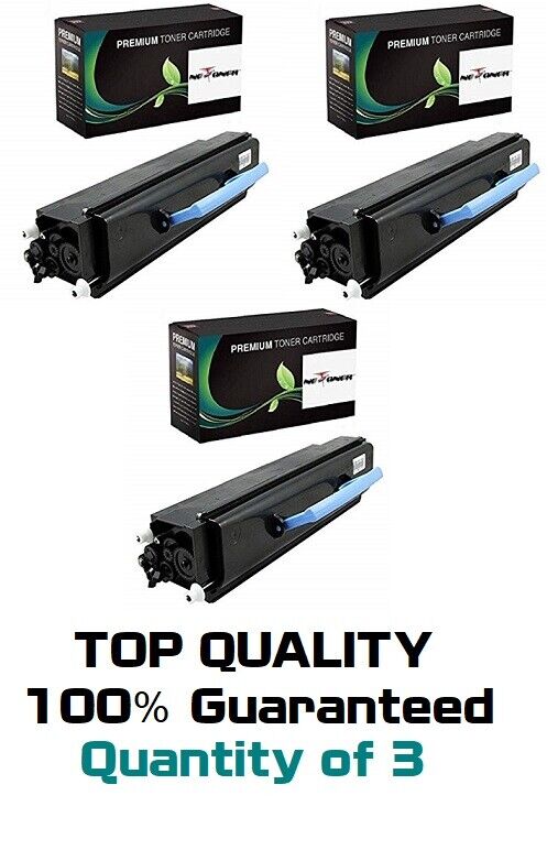 3 New Compatible Toner Cartridges For LEXMARK E250A11A E250A21A E250 E350 E352 