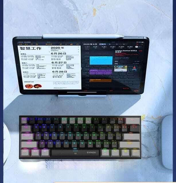 Mechanical Gaming Compact 60% Keyboard Mini RGB Backlit Type-C Wired for PC