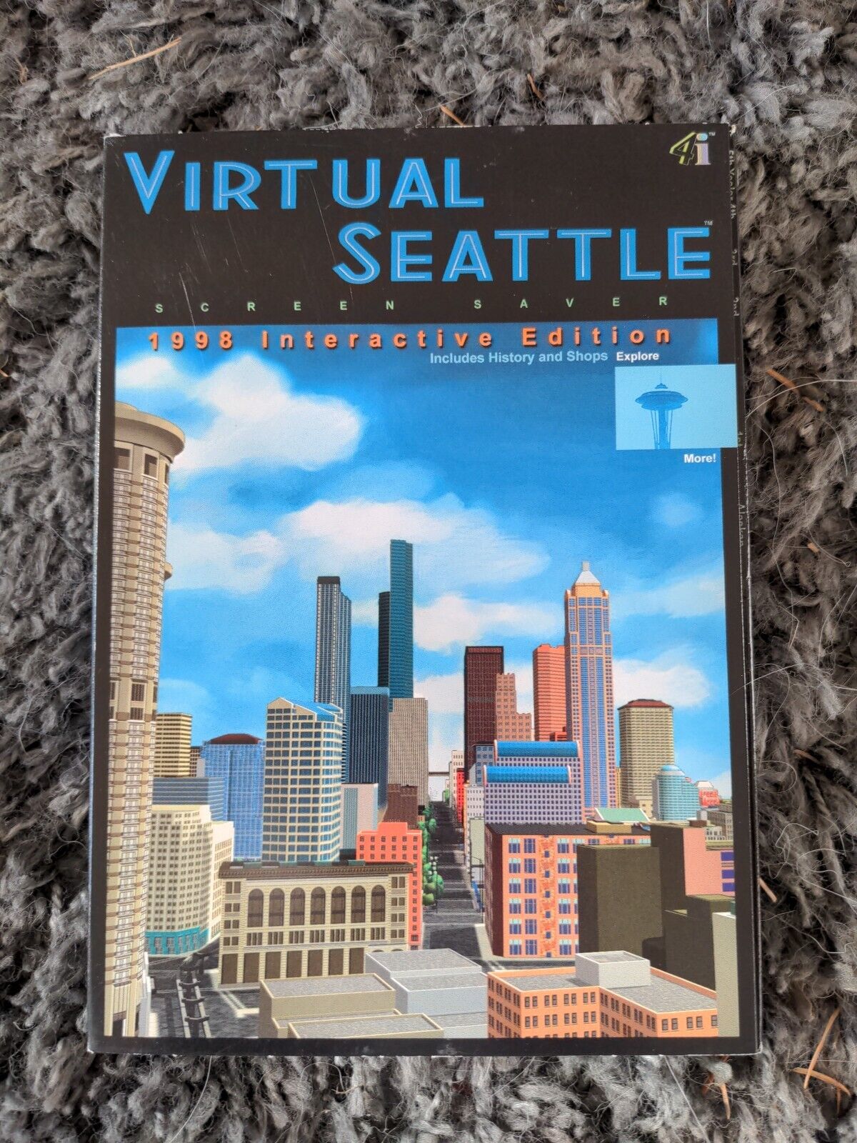 VTG Virtual Seattle 99 Interactive Edition PC Game and Screensaver 1999 NEW