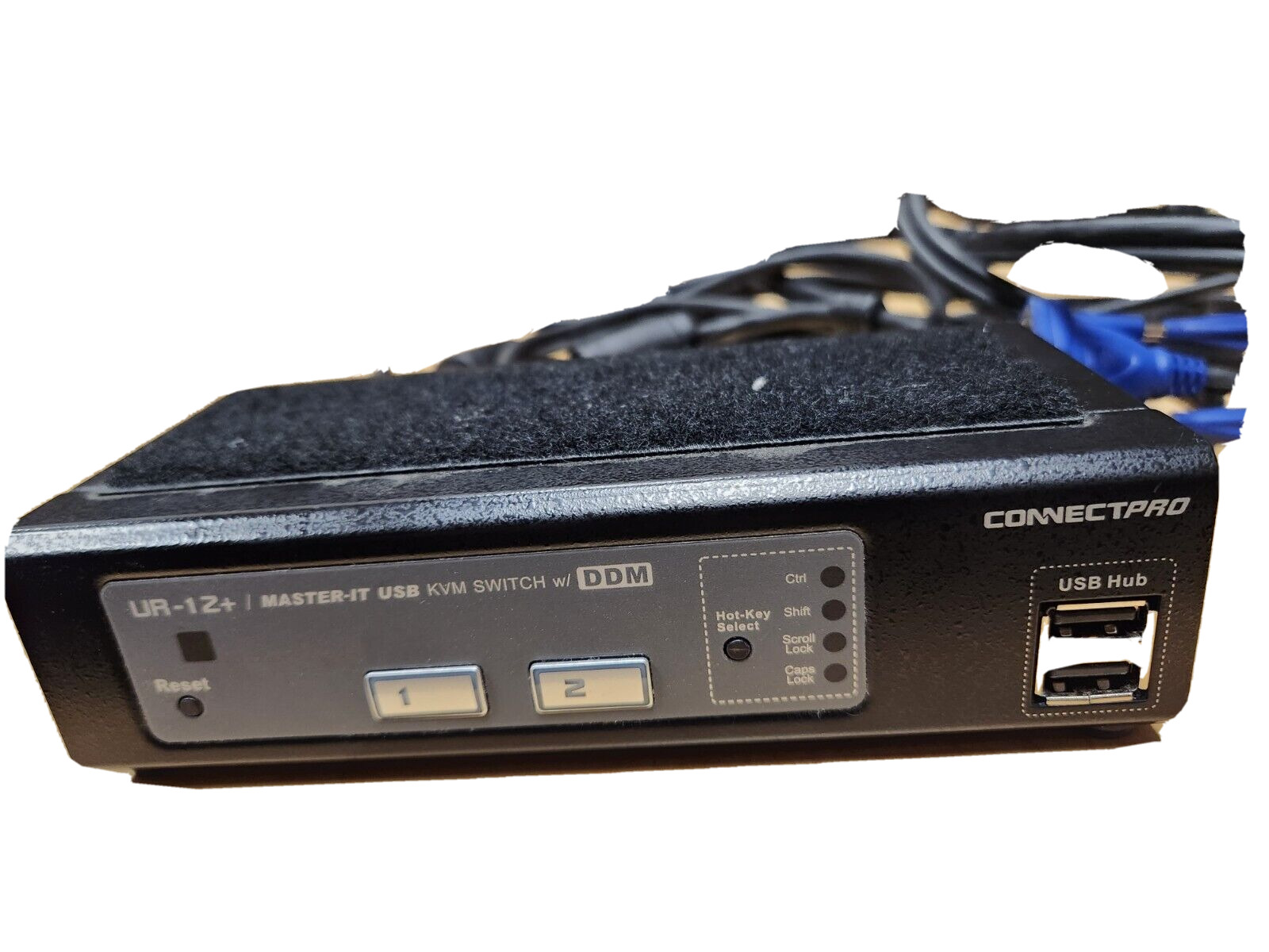 ConnectPro UDD-12A+ Master-IT USB KVM Switch w/cables
