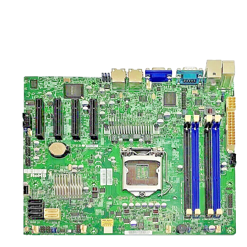Supermicro X9SCM-F MicroATX LGA 1155 Intel C204 DDR3 Server Motherboard TESTED