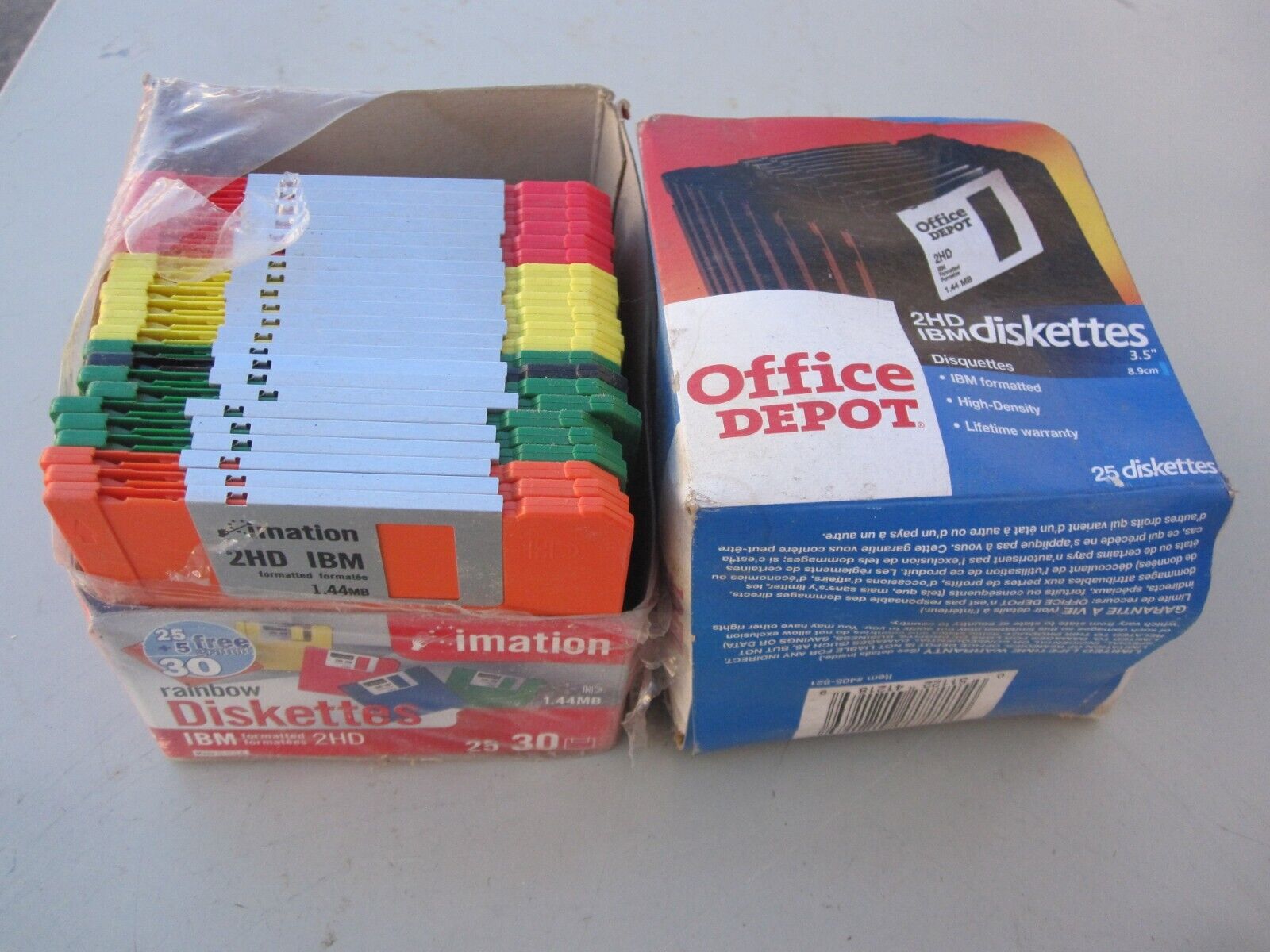 Lot of 47 Imation & Office Depot 3.5\