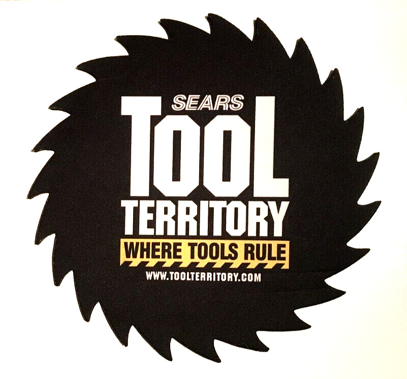 Sears Vintage Tool Territory Where Tools Rule Circular Saw Blade Shape Mouse Pad