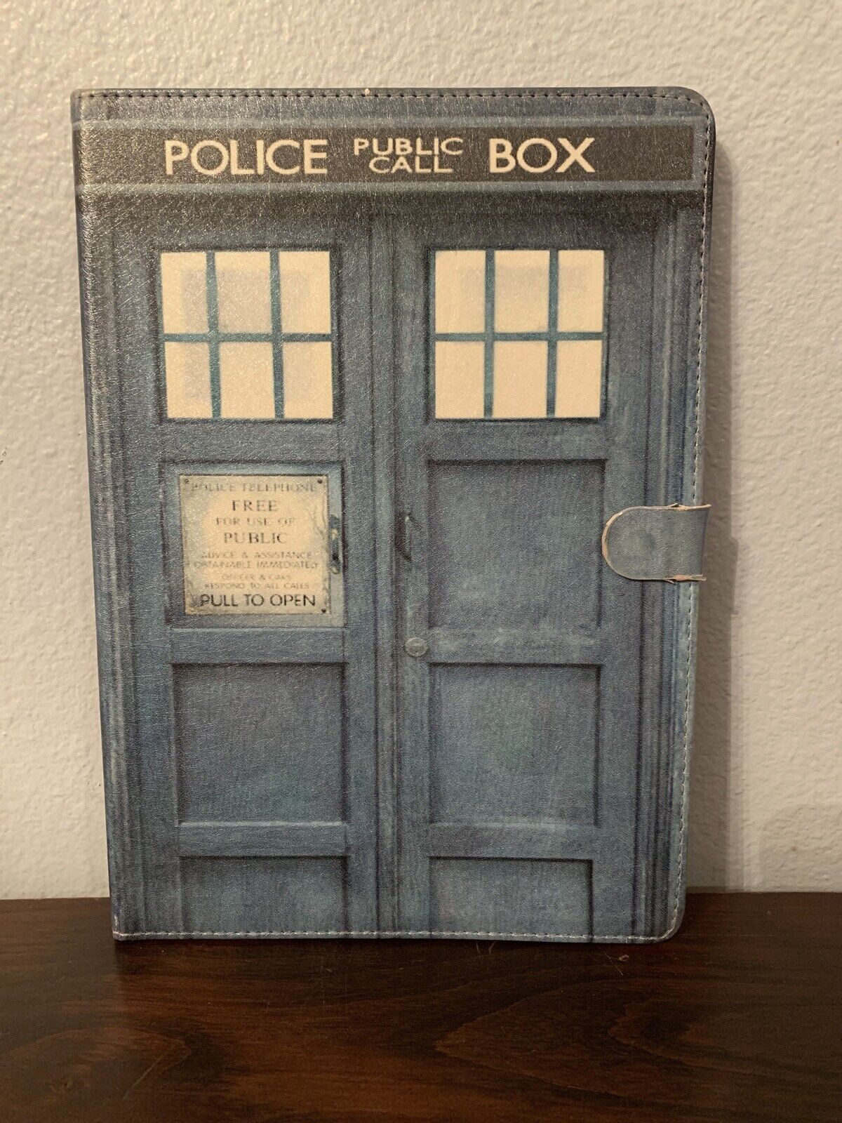 Doctor Who Tardis Leather Flip Stand Case For iPad 9.5” 1st Gen Air pro iPad