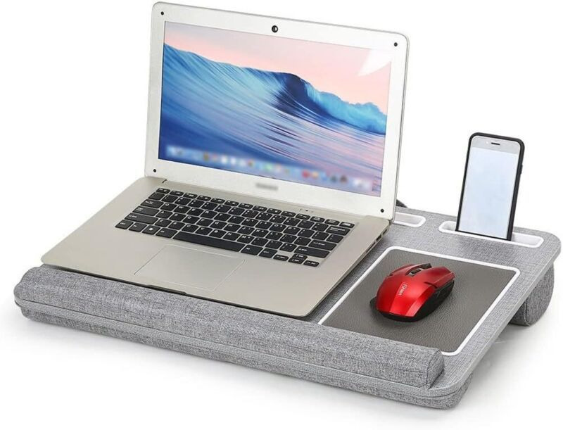 LiPengTaoHome Lap Desk Portable Laptop 55*36.8*10cm, Right Gray 