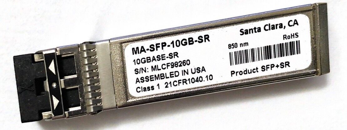 Cisco Meraki MA-SFP-10GB-SR compatible 10GBASE-SR SFP-10G-SR 850nm over LC MMF