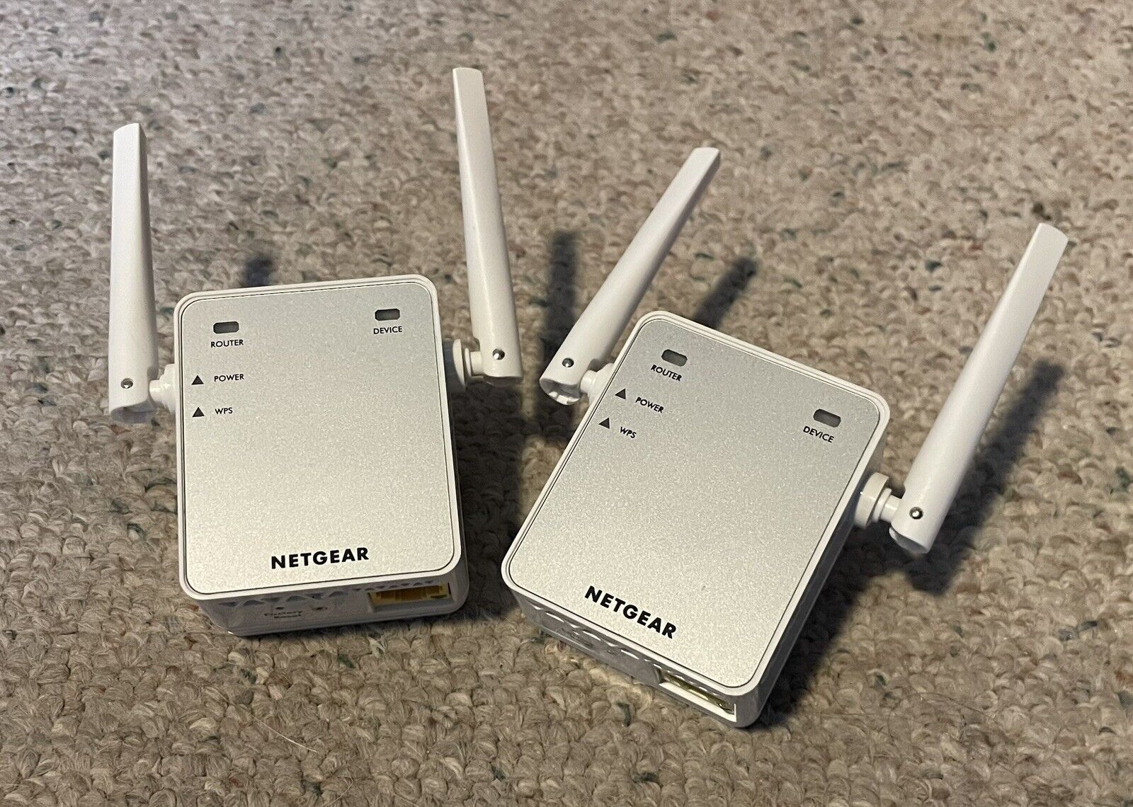 Set of two (2) NETGEAR EX2700 300 Mbps WiFi Range Extenders
